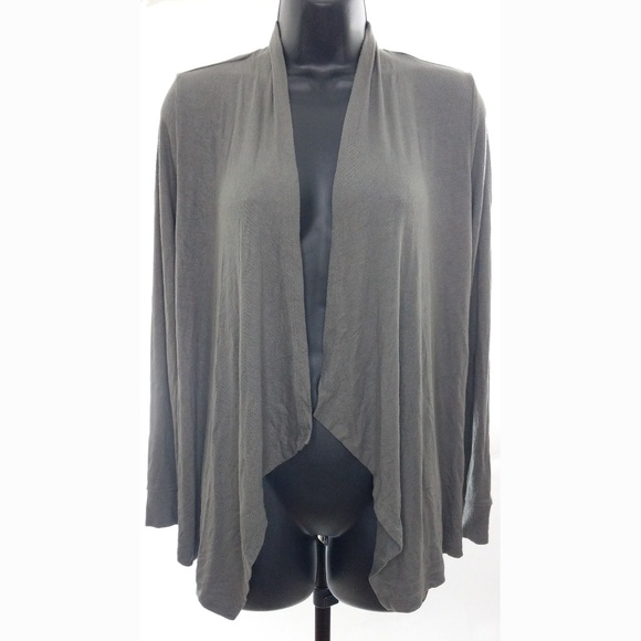 πHPπ INC Draped Open-Front Knit Cardigan - Picture 2 of 3